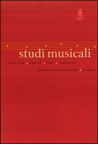 Studi musicali (2010). N.S.