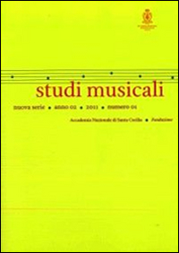 Studi musicali (2011). N.S.