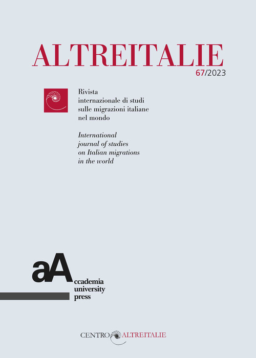 Altreitalie. Rivista internazionale di studi sulle popolazioni di origine italiana nel mondo
