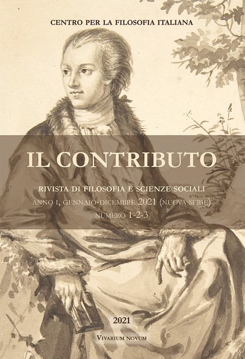Il contributo. Rivista di filosofia e scienze sociali