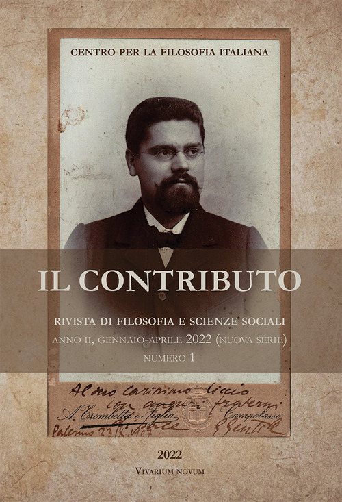 Il contributo. Rivista di filosofia e scienze sociali