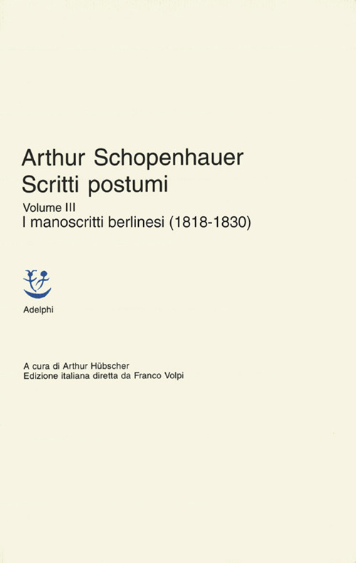 Scritti postumi