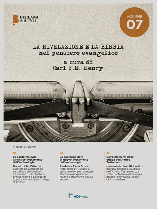 La rivelazione e la Bibbia nel pensiero evangelico