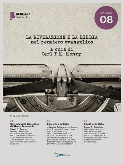 La rivelazione e la Bibbia nel pensiero evangelico