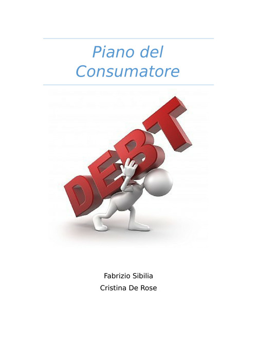 Piano del consumatore