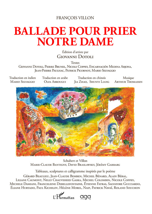 Ballade pour prier Notre Dame. Edition d'artiste par Giovanni Dotoli