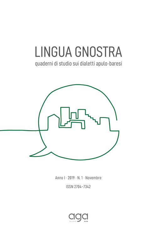 Lingua gnostra. Quaderni di studio sui dialetti adulo baresi