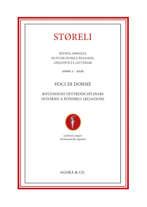 St&oslash;reli. Rivista annuale di Studi storici, religiosi, linguistici e letterari