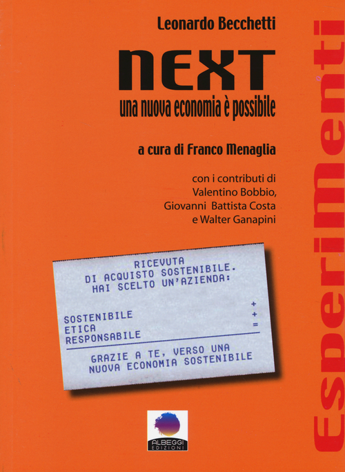 Next. Una nuova economia &egrave; possibile