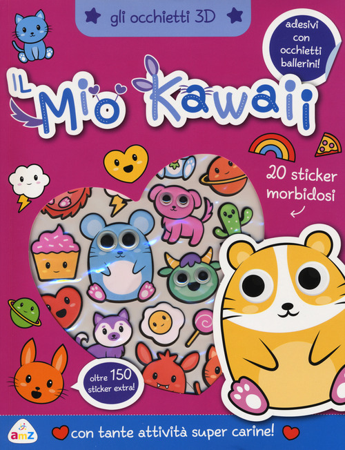 Il mio kawaii. Gli occhietti 3D. Con adesivi