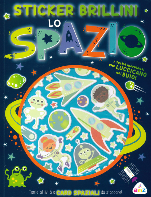 Lo spazio. Sticker brillini