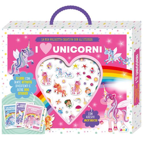 Unicorni. La mia valigetta creativa con gli sticker