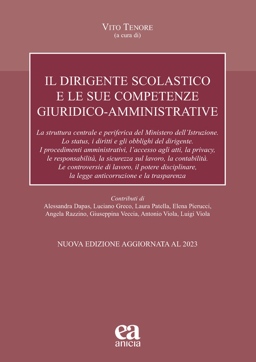 Il dirigente scolastico e le sue competenze giuridico-amministrative