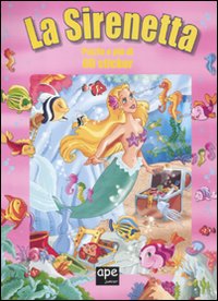 La sirenetta. Libro puzzle. Con adesivi