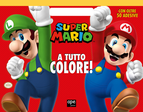 Super Mario a tutto colore! Con adesivi