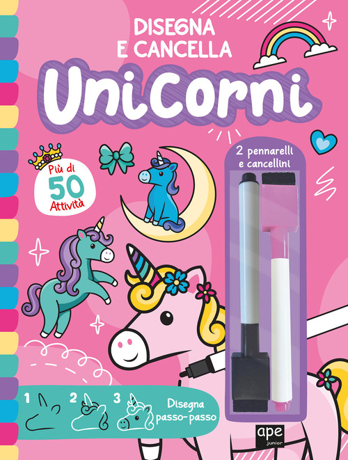 Unicorni. Disegna e cancella