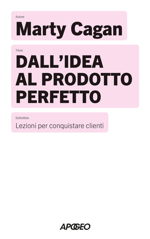 Dall'idea al prodotto perfetto. Lezioni per conquistare clienti