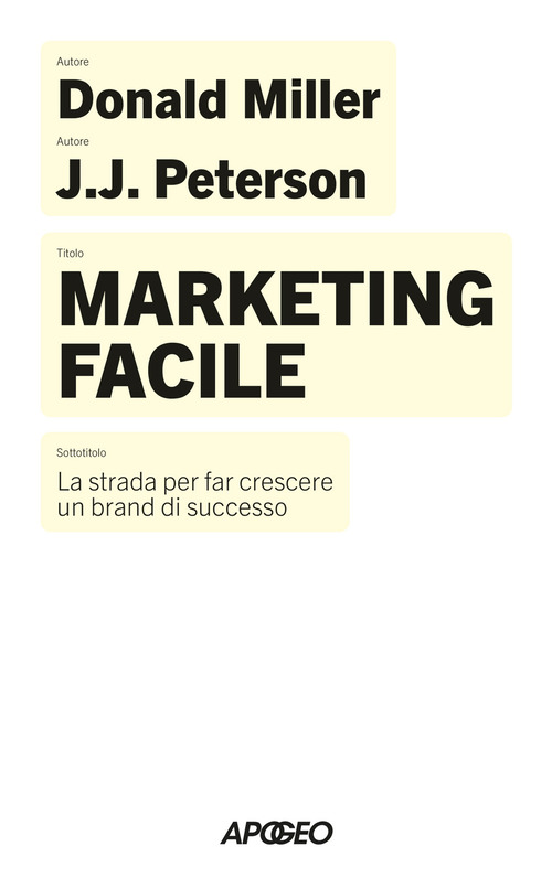 Marketing facile. La strada per far crescere un brand di successo