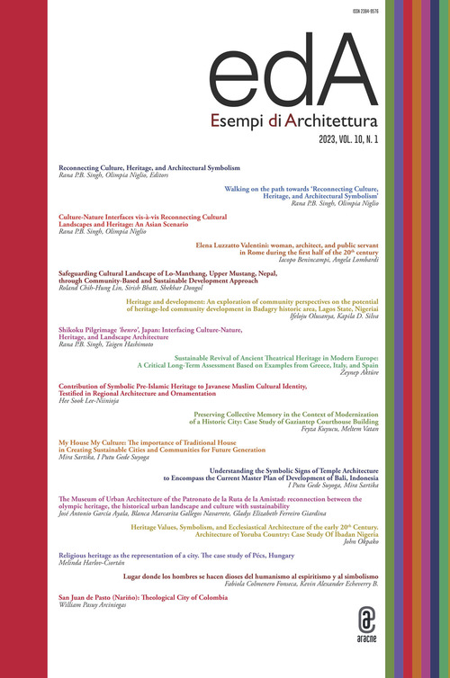 EDA. Esempi di architettura 2023. International journal of architecture and engineering