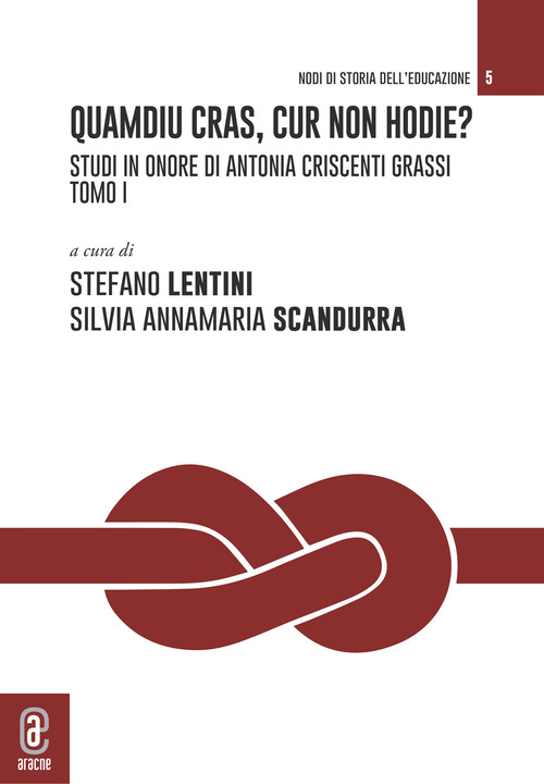 Quamdiu cras, cur non hodie? Studi in onore di Antonia Criscenti Grassi