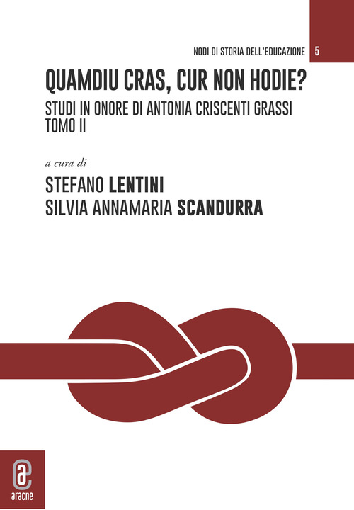 Quamdiu cras, cur non hodie? Studi in onore di Antonia Criscenti Grassi