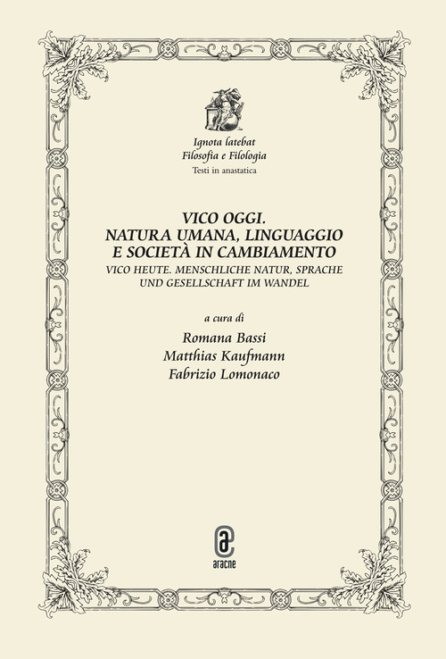 Vico oggi. Natura umana, linguaggio e società in cambiamento