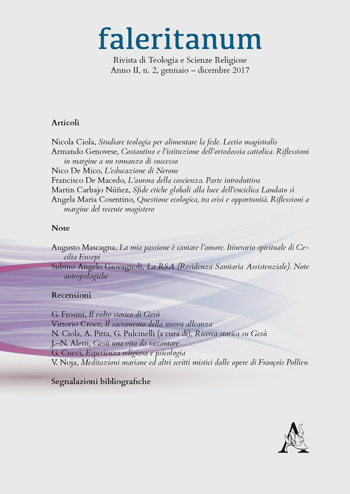 Faleritanum. Rivista di teologia e scienze religiose