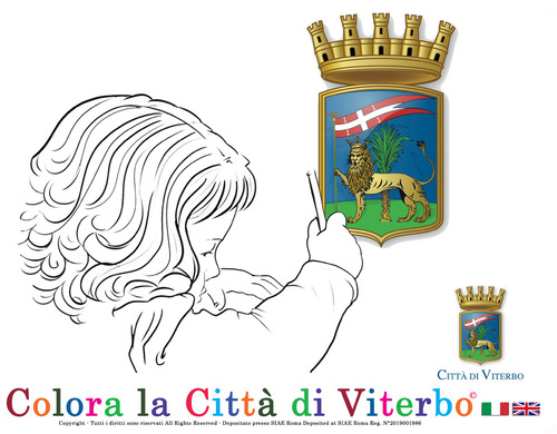 Colora la città di Viterbo