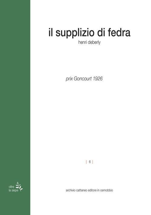 Il supplizio di Fedra