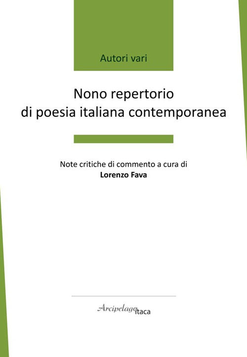 Nono repertorio di poesia italiana contemporanea