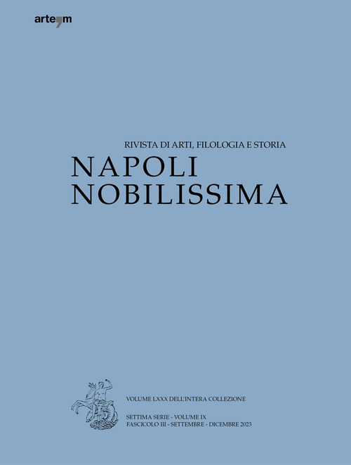 Napoli Nobilissima. Rivista di arti, filologia e storia. Settima serie