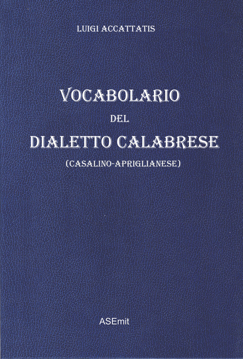 Vocabolario del dialetto calabrese