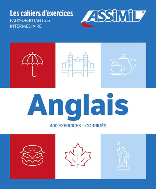 Anglais. Coffret Cahiers d'exercices. Faux Débutants & Intermédiaire