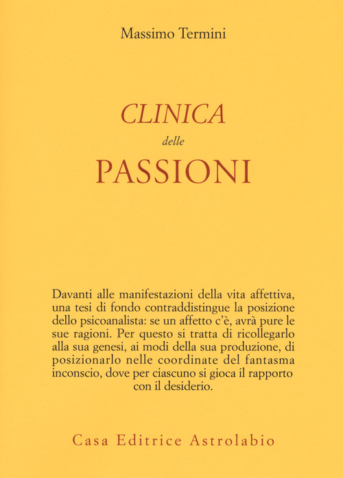 Clinica delle passioni