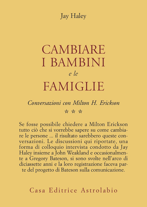 Conversazioni con Milton Erickson