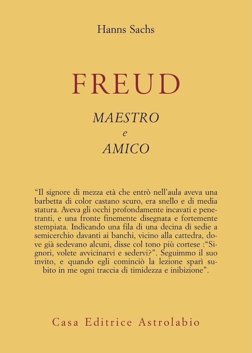 Freud maestro e amico