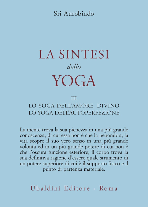 La sintesi dello yoga