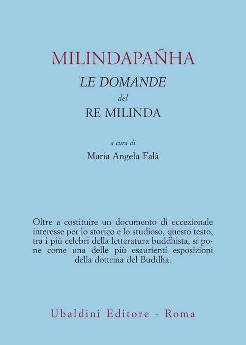 Milindapanha. Le domande del re Milinda