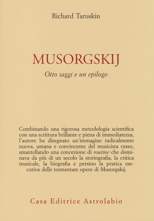 Musorgskij. Otto saggi e un epilogo