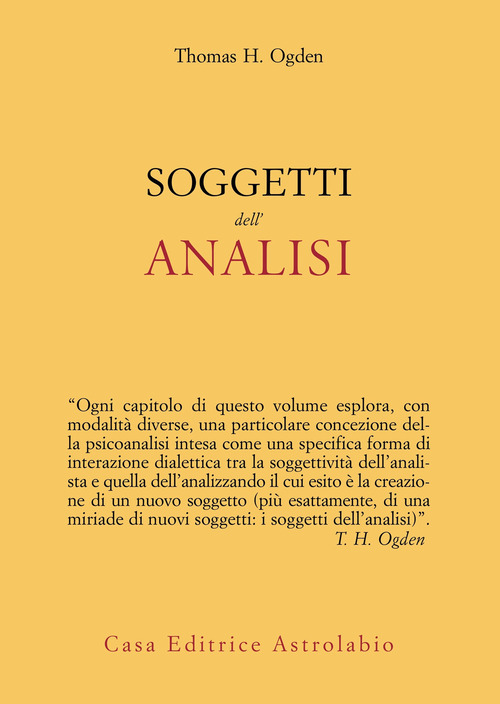 Soggetti dell'analisi