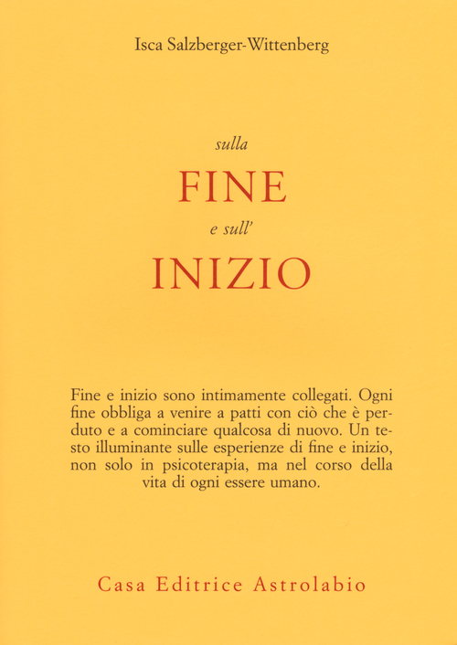 Sulla fine e sull'inizio