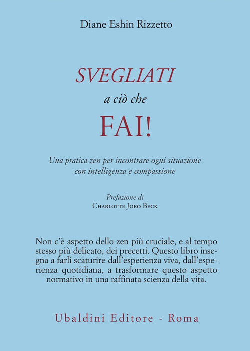 Svegliati a ci&ograve; che fai! Una pratica zen per incontrare ogni situazione con intelligenza e compassione