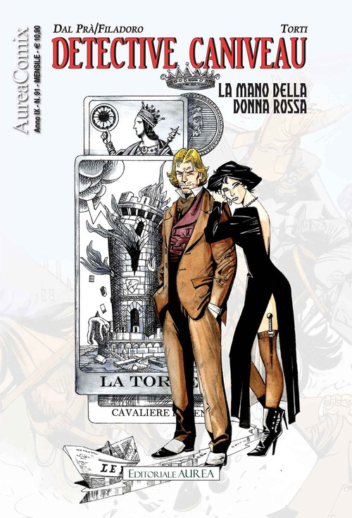 Detective Caniveau. La mano della donna rossa. AureaComix