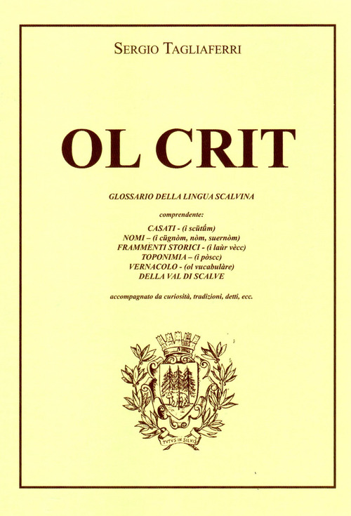 Ol crit. Glossario della lingua scalvina