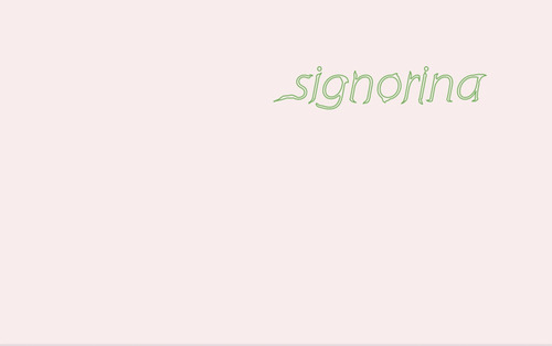 Signorina. Ediz. italiana e inglese