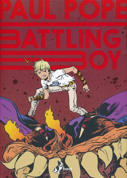 Battling boy