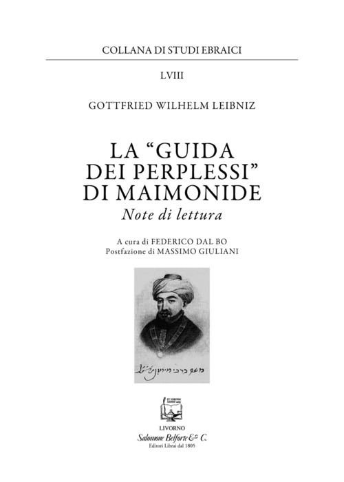 La &laquo;Guida dei perplessi&raquo; di Maimonide. Note di lettura