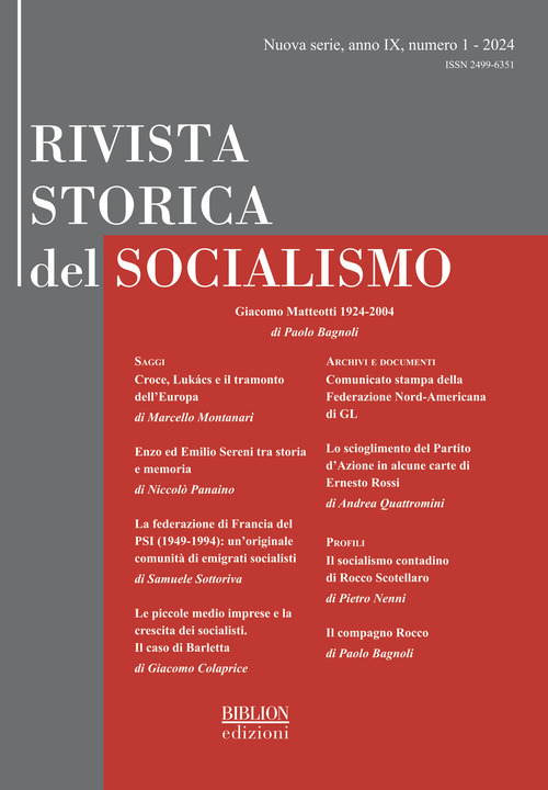 Rivista storica del socialismo