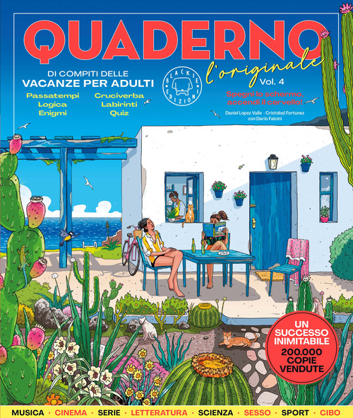 Quaderno di compiti delle vacanze per adulti. L'originale