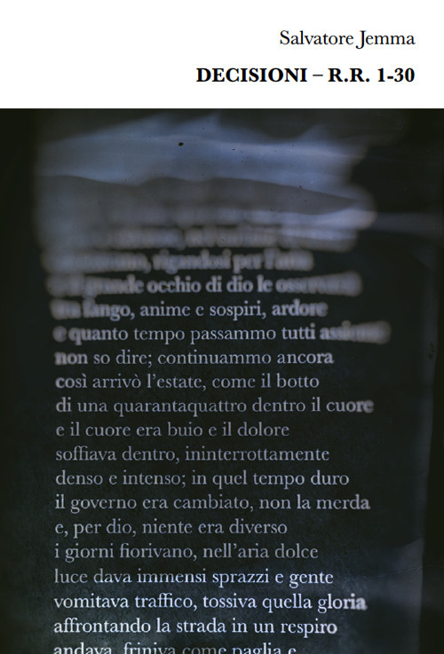 Decisioni. R.R. 1-30